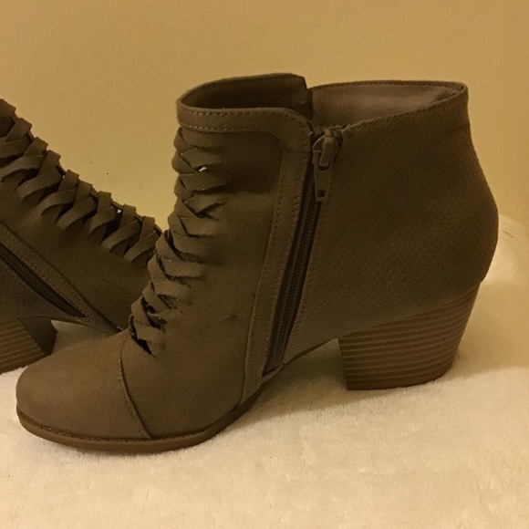 You Taupe Ankle Boots - Picture 2 of 8